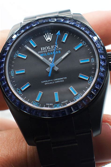 rolex milgauss black venom|rolex milgauss white dial.